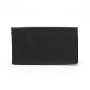 HERMES Black Leather Wallet